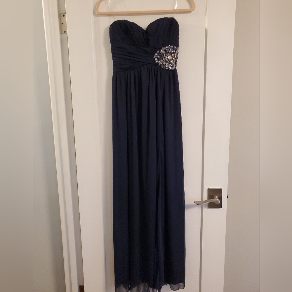 Navy Evening / Prom Dress, Size 1